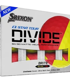 Srixon Ball Q Star Divide Golf Tour Yellow/Red