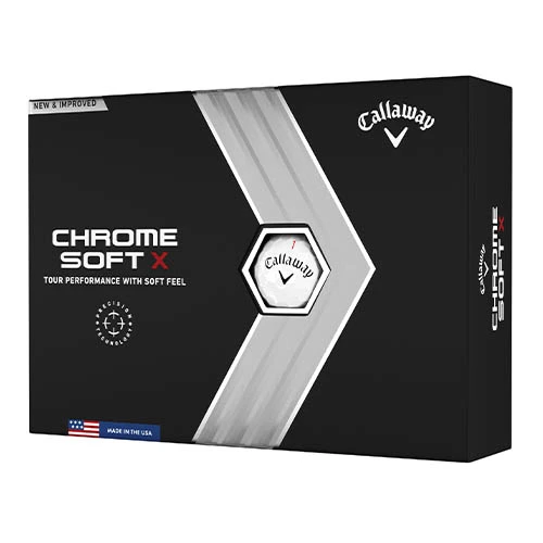 Callaway Ball Chrome Soft X Golf 2022 White -Golf Sales Store CS X WHT