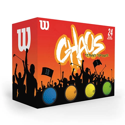 Wilson Chao Golf Ball 24 Pack Multi
