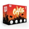 Wilson Golf Ball Chao 24 Pack White -Golf Sales Store Chaos 24 Ball Pack White.png.high res
