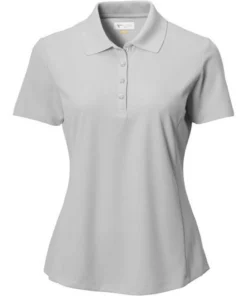 Protek Greg Norman Women' Micro Pique Polo Short Sleeve -Golf Sales Store Shark Grey 74994.1633463944
