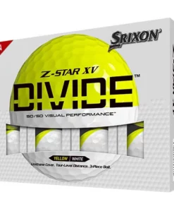Srixon Golf Ball 8 Divide Z Star Xv White/Yellow