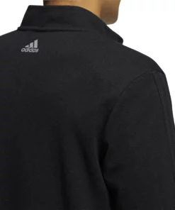ADIDAS 3-Stripe 1/4 Zip Layering -Golf Sales Store adidas 3 stripe 1 4 zip layering black 04 71939.1677086413