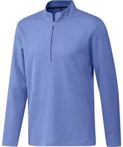 ADIDAS 3-Stripe 1/4 Zip Layering -Golf Sales Store adidas 3 stripe 1 4 zip layering blue fusion 01 30333.1677086414