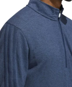 ADIDAS 3-Stripe 1/4 Zip Layering -Golf Sales Store adidas 3 stripe 1 4 zip layering crew navy 03 90808.1677086421