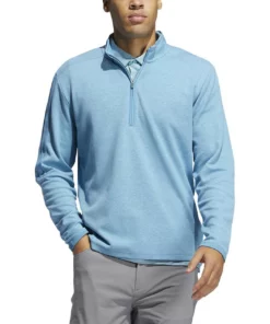 ADIDAS 3-Stripe 1/4 Zip Layering -Golf Sales Store adidas 3 stripe 1 4 zip layering hazy blue 01 09423.1677086415