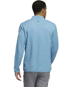 ADIDAS 3-Stripe 1/4 Zip Layering -Golf Sales Store adidas 3 stripe 1 4 zip layering hazy blue 02 49318.1677086415