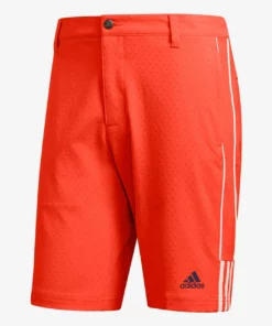 ADIDAS 3-Stripes Dobby Shorts -Golf Sales Store adidas 3 stripes dobby short signal coral 01 94352.1632495526