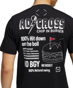 ADIDAS AdiCross Chip In Tee -Golf Sales Store adidas adicross chip in tee black 03 94306.1632247573