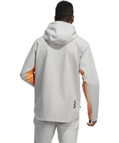 Adida Rain Jacket Adicross Element -Golf Sales Store adidas adicross elements rain jacket grey three 02 43958.1632928850
