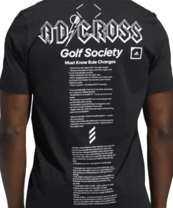 ADIDAS AdiCross Graphic Tee -Golf Sales Store adidas adicross graphic tee black 04 96449.1632321210