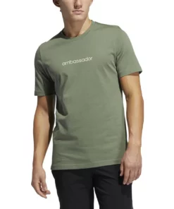 ADIDAS AdiCross Graphic Tee -Golf Sales Store adidas adicross graphic tee natural green 01 12010.1632321209