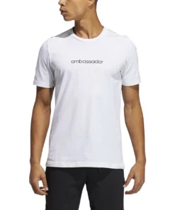 ADIDAS AdiCross Graphic Tee -Golf Sales Store adidas adicross graphic tee white 01 64488.1632321209