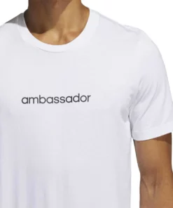 ADIDAS AdiCross Graphic Tee -Golf Sales Store adidas adicross graphic tee white 03 74181.1632321210