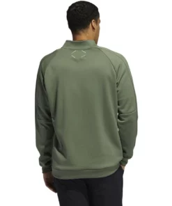 ADIDAS AdiCross Quarter Zip -Golf Sales Store adidas adicross quarter zip natural green 02 63204.1659042526