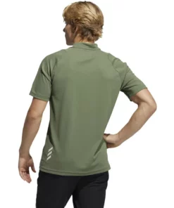 ADIDAS AdiCross Round Neck Polo 19 ADIDAS AdiCross Round Neck Polo -Golf Sales Store adidas adicross round neck polo natural green 02 98163.1632320917