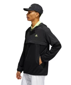 ADIDAS Anorak 1/2 Zip Pullover -Golf Sales Store adidas anorak 1 2 zip pullover black 02 54732.1676589176