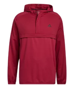 ADIDAS Anorak 1/2 Zip Pullover -Golf Sales Store adidas anorak 1 2 zip pullover legacy burgundy 03 55953.1676576558