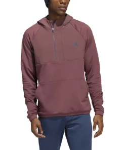 ADIDAS Fleece Anorak 1/4 Zip -Golf Sales Store adidas fleece anorak 1 4 zip quiet crimson 01 95084.1673904478