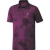 ADIDAS Flower Mesh Polo -Golf Sales Store adidas flower mesh polo black lucid fuchsia 01 42734.1679064479