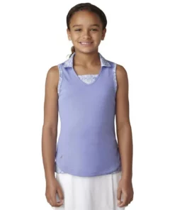 Adida Girl Polo Print Sleeveles Fashion
