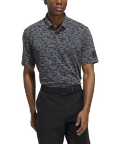 ADIDAS Go-To Camo Print Polo 30 ADIDAS Go-To Camo Print Polo -Golf Sales Store adidas go to camo print polo black grey six 01 71072.1673903793