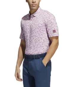 ADIDAS Go-To Camo Print Polo 24 ADIDAS Go-To Camo Print Polo -Golf Sales Store adidas go to camo print polo quiet crimson bliss lilac 01 68647.1673907346
