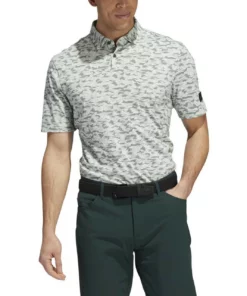 ADIDAS Go-To Camo Print Polo 32 ADIDAS Go-To Camo Print Polo -Golf Sales Store adidas go to camo print polo shadow green linen green 01 22638.1673902588