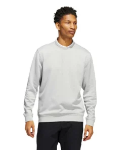 ADIDAS Go-To Crewneck Pullover -Golf Sales Store adidas go to crewneck pullover grey two white 01 56461.1676590357