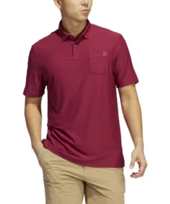 ADIDAS Go-To Pocket Polo 26 ADIDAS Go-To Pocket Polo -Golf Sales Store adidas go to pocket polo legacy burgundy 01 66594.1647960753