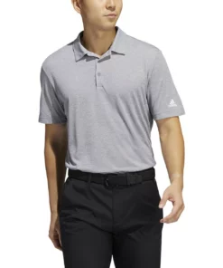 ADIDAS HEAT.RDY Heather Polo -Golf Sales Store adidas heat rdy heather polo grey three 01 29669.1647960886