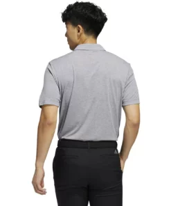 ADIDAS HEAT.RDY Heather Polo -Golf Sales Store adidas heat rdy heather polo grey three 02 67551.1647960886
