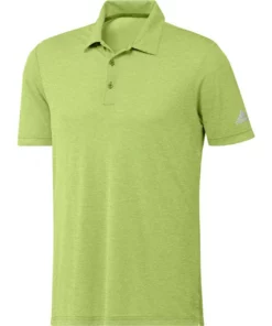 ADIDAS HEAT.RDY Heather Polo -Golf Sales Store adidas heat rdy heather polo pulse lime 01 79090.1647960886
