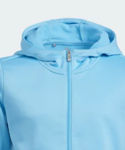 ADIDAS Junior Girls Novelty Hoodie -Golf Sales Store adidas junior girls novelty hoodie bright cyan 03 29313.1631897470