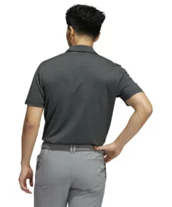 ADIDAS Ottoman Pencil Stripe Polo -Golf Sales Store adidas ottoman pencil stripe polo black grey six 02 41518.1679079623