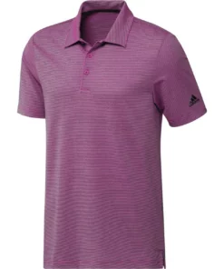 ADIDAS Ottoman Pencil Stripe Polo -Golf Sales Store adidas ottoman pencil stripe polo lucid fuchsia black 01 59139.1679079689