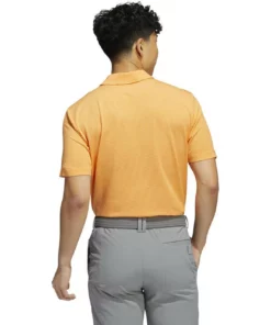 ADIDAS Ottoman Pencil Stripe Polo -Golf Sales Store adidas ottoman pencil stripe polo orange rush pulse amber 02 73317.1679079623