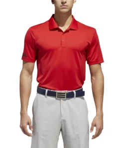 Adida Prior Generation Performance Polo -Golf Sales Store adidas performance polo collegiate red 01 58491.1632428980