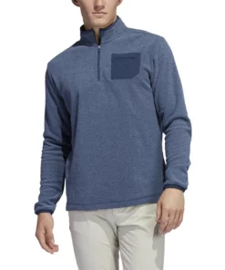 ADIDAS Pocket 1/4 Zip 18 ADIDAS Pocket 1/4 Zip -Golf Sales Store adidas pocket 1 4 zip crew navy 01 61775.1659042846