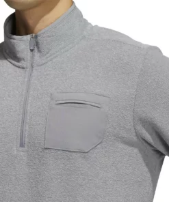 ADIDAS Pocket 1/4 Zip 16 ADIDAS Pocket 1/4 Zip -Golf Sales Store adidas pocket 1 4 zip grey three 03 96959.1659042846