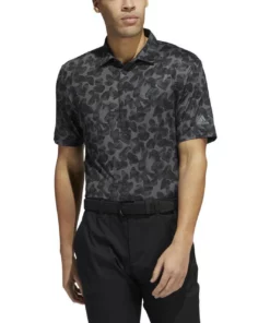 ADIDAS Prisma Print Polo 42 ADIDAS Prisma Print Polo -Golf Sales Store adidas prisma print polo grey six black 01 37907.1673906088