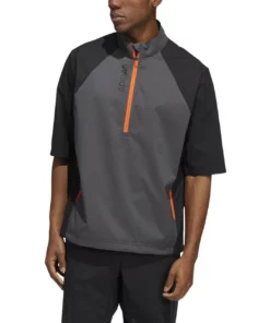 Adida Jacket Provisional Short Sleeve -Golf Sales Store adidas provisional short sleeve jacket black 01 60869.1677082080