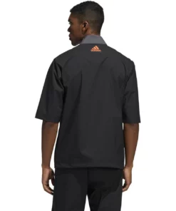 Adida Jacket Provisional Short Sleeve -Golf Sales Store adidas provisional short sleeve jacket black 02 67989.1677082080