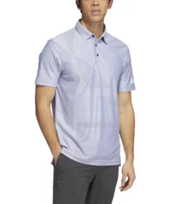 ADIDAS Shapes Jacquard Polo -Golf Sales Store adidas shapes jacquard polo white legacy indigo 01 14637.1676596914