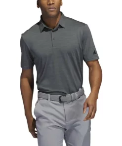 ADIDAS Spacedye Stripe Polo -Golf Sales Store adidas spacedye stripe polo grey six black 01 20496.1647963242
