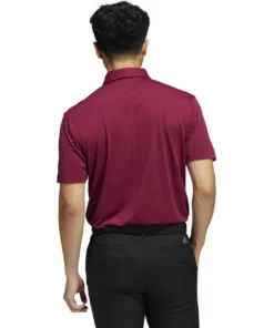 ADIDAS Spacedye Stripe Polo -Golf Sales Store adidas spacedye stripe polo legacy burgundy black 02 31764.1647963243