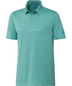 ADIDAS Spacedye Stripe Polo -Golf Sales Store adidas spacedye stripe polo semi mint rush blue rush 01 75170.1647963243