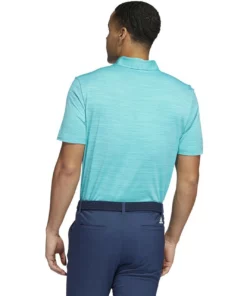 ADIDAS Spacedye Stripe Polo -Golf Sales Store adidas spacedye stripe polo semi mint rush blue rush 02 26168.1647963243