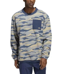 ADIDAS Texture Print Crewneck