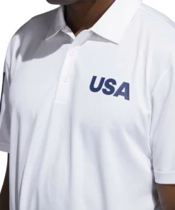 Adida Golf Solid Polo Ultimate365 Usa -Golf Sales Store adidas ultimate 365 usa golf solid polo white 03 90408.1659043263